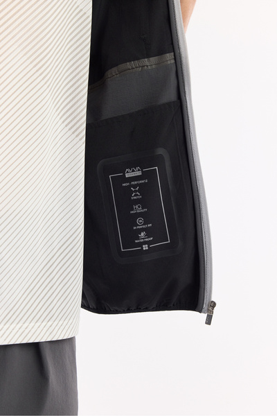 Avva Erkek Antrasit Dik Yaka Su İtici Rüzgar Geçirmez Bi-Stretch Comfort Fit Yelek A51Y6552