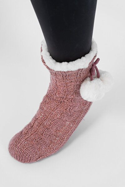 TOP TO HEEL جوارب منزلية شتوية / أحذية منزلية / جوارب نوم مع بطانة قطيفة داخل...