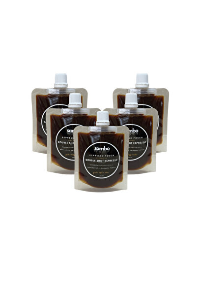 Sambo Coffee Espresso Pouch 50 ml – Double Shot %100 Arabica x 5 Adet