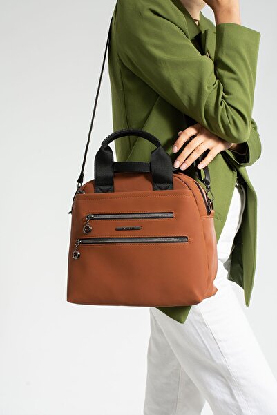 Sanmorris Kadın Omuz Çantası Çok Gözlü Şık Su Geçirmez Çapraz Askılı Ayarlana...