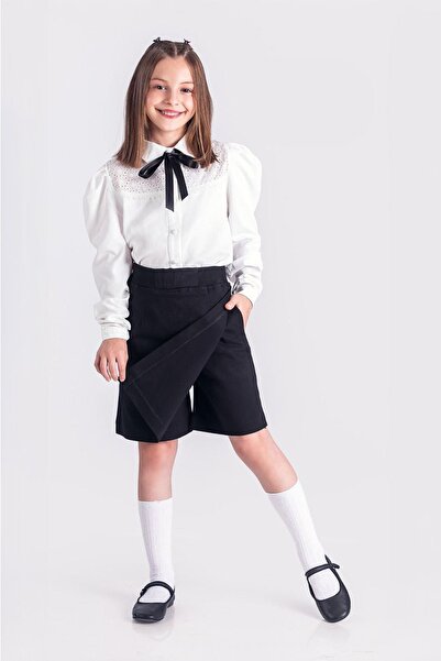 MY YOYO Mini-îmbrăcăminte pentru copii, cu talie elastică, pentru fete de șco...