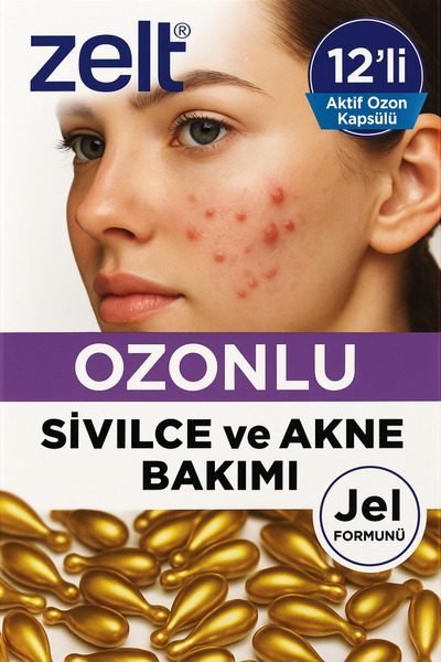 ZEİT OZON Akne ve İz Görünümünü Azaltmaya Yardımcı Cilt Yenileyici Ozon Kapsülleri | 12’li Set