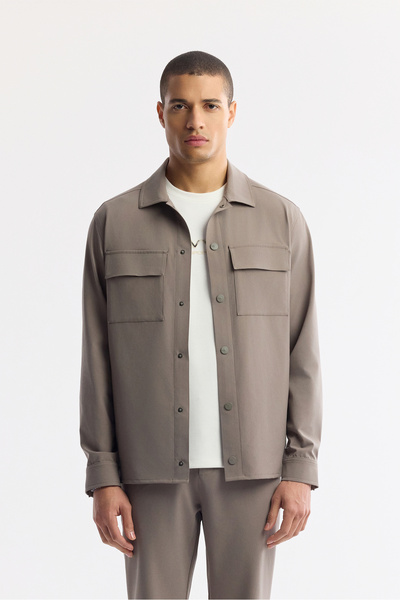 Avva Мъжка риза с класически яка, без гънки, удобна кройка A51Y2118