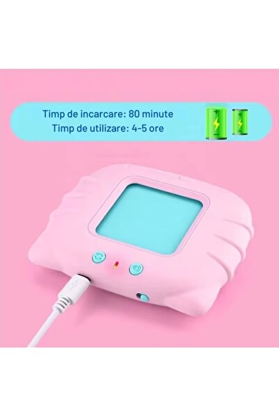 Toyska Cititor carduri in limba Romana si Engleza cu 448 cuvinte, 224 imagini, dezvoltare vocabular, roz