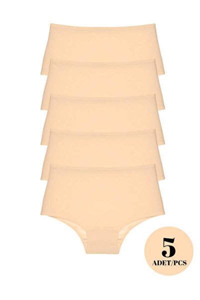 ROSEPERİ Chiloți de damă talie înaltă Pachet de 5 material elastic Bumbac efect modelator Confortabil la piele