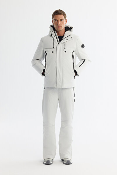 Avva Men's Stone Hooded Water Repellent Windproof -20 ° C Durable Goose down Ski Jacket A42Y6123