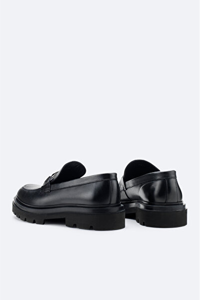 Avva Erkek Siyah %100 Deri Klasik Ayakkabı A42Y8015