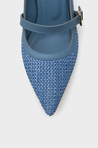 Capone Outfitters Papuci de damă Nena din piele naturală cu vârf ascuțit și cu vârf închis