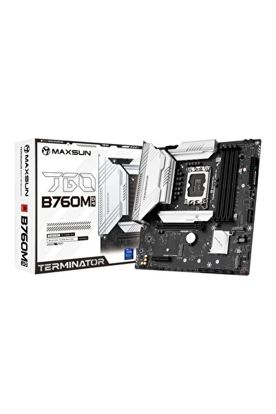 MAXSUN Terminator B760M LGA1700 DDR4 5333 Mhz HDMI mAtx Intel Anakart