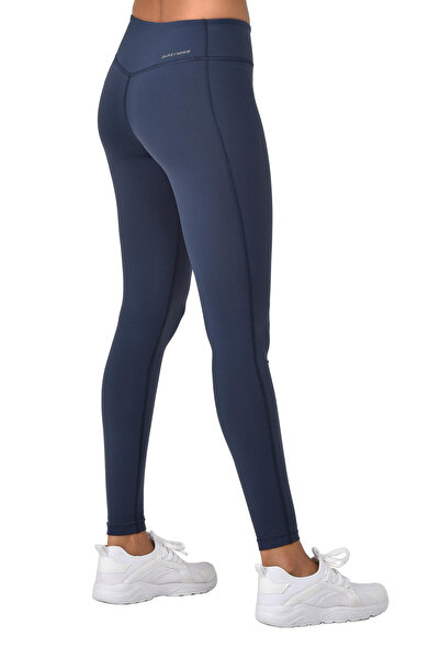 bilcee Γυναικείο κολάν γυμναστικής με ψηλή μέση σε μπλε ναυτικό χρώμα, ελαστικό και συσφιγκτικό 4229