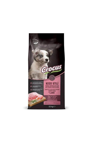 Crocus Kuzu Etli Yavru Köpek Maması 15 Kg