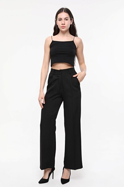 HANIMCA GİYİM Kadın Palazzo Pantalon