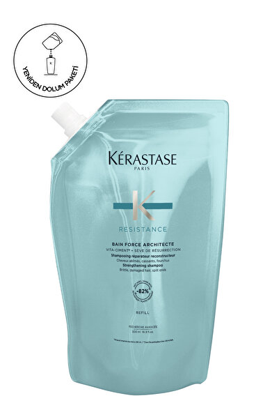 Kerastase Resistance Bain Force Architecte Zayıf Ve Yıpranmış Saçlar Için Onarıcı Şampuan 500 ml