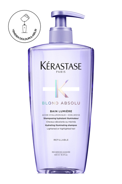 Kerastase Blond Absolu Bain Lumiere Işlem Görmüş Sarı Saçlar Için Parlaklık Veren Şampuan 500 ml 500