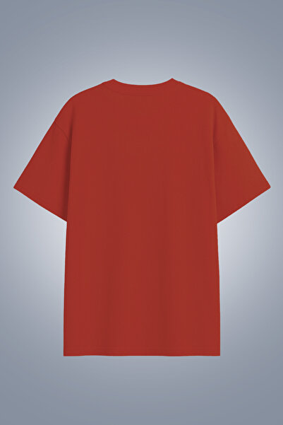 bilcee Γυναικείο πορτοκαλί μπλουζάκι Oversize 4583