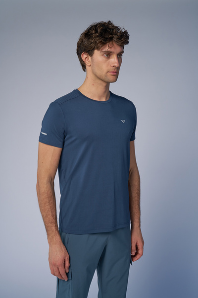 bilcee Ανδρικό αθλητικό μπλουζάκι Carbon Active 4185