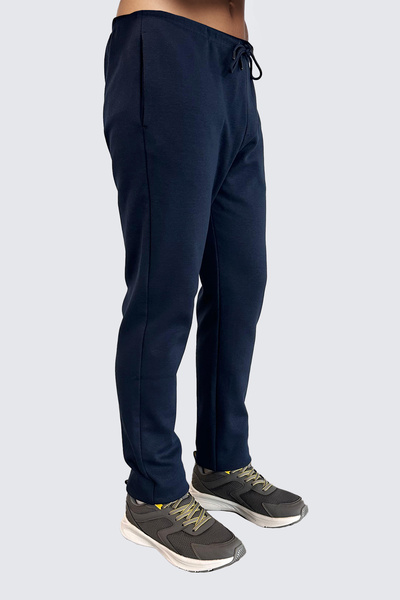 bilcee Peak Men's Navy Blue Pocket Sweatpants 7026
