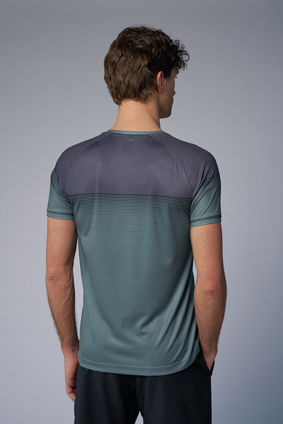 bilcee Men's Green Training T-Shirt 4577