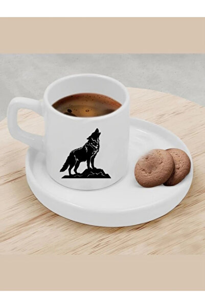 Özcan Tasarım كوب قهوة تركي موديل الذئب