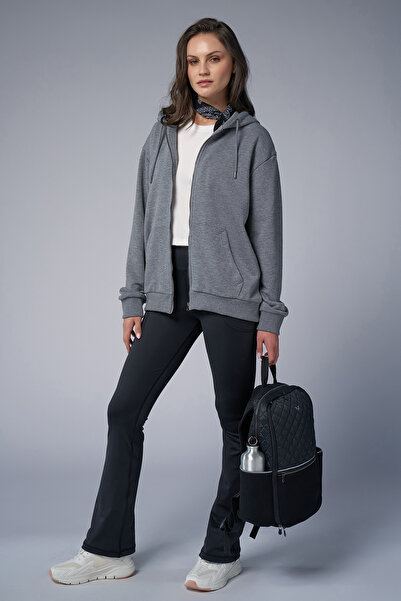 bilcee Унісекс темно-сірий оверсайз-топ від спортивного костюма 7016