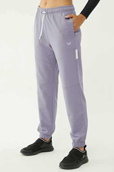 bilcee Women's Light Granite Organic Cotton Loose Sports Sweatpants 0722