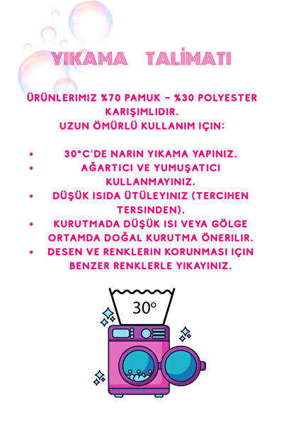 ayçiçek home TEK KİŞİLİK NEVRESİM TAKIMI & LASTİKSİZ ÇARŞAF & 120/200 & PİNTEREST
