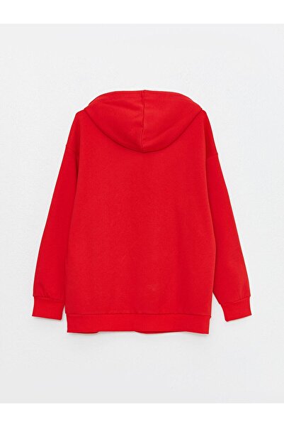 LC Waikiki Hooded Christmas Themed Sylvester and Tweety Printed Women's Sweatshirt