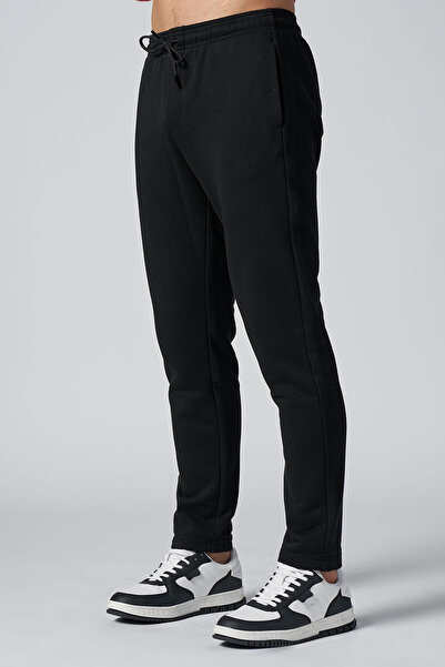 bilcee Ανδρικό μαύρο φούτερ τσέπης Peak 7026