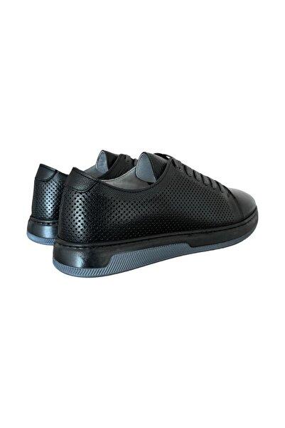 Liger Men's Comfort - Light and Genuine Leather Black Casual Shoes