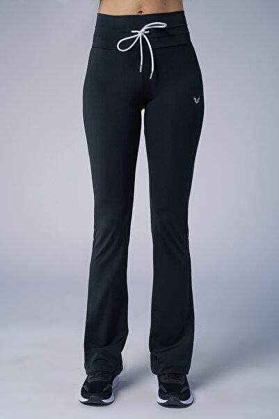 bilcee Women's White Fashion Define Jacket and Flare Pants Tracksuit Set 4787