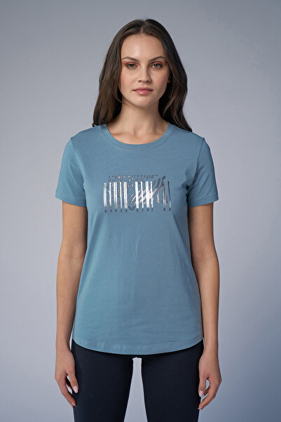 bilcee Μπλουζάκι με μπλε εκτύπωση 4071 για μεταλλεύματα και πληροφορίες νέας παραγωγής