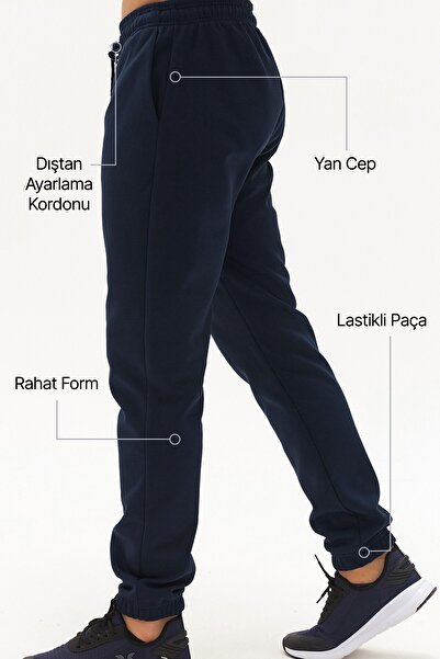 bilcee Peak Men's Carbon Cotton Elastic Leg Jogger Sweatpants 7019