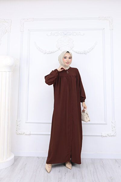 OKTAYUSTA COLLECTİON Ρόμπα Mevlana Κομμένη Ημερήσια Καφέ Φεράτσε