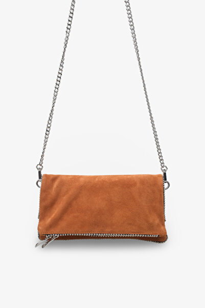 İNNABUTİKK حقيبة يومية للنساء من جلد طبيعي بلارا بلون الجلد المدبوغ