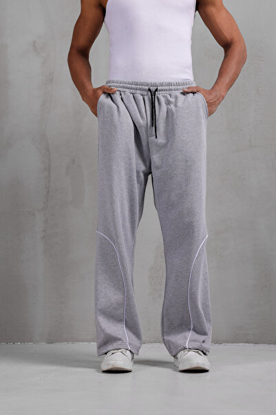 DARK MODA Ανδρική φόρμα oversized με οβάλ ρίγες