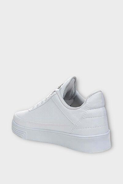 Liger Ανδρικά αθλητικά παπούτσια casual μαλακή εσωτερική επένδυση, κομψά αθλητικά παπούτσια WHITE