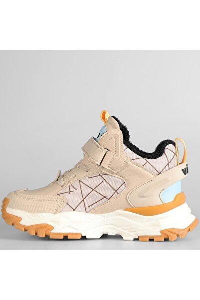 Vicco Tura Orthopedic Rubber Sole Orthopedic Children's Boots Beige