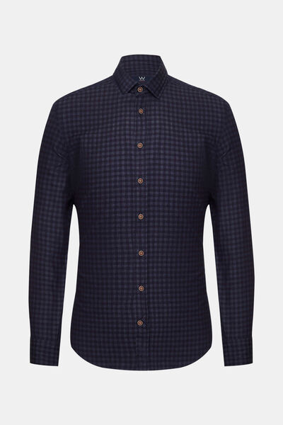 W Collection KOYU MAVİ DENİM GÖMLEK