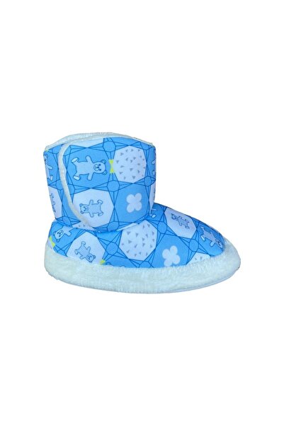 Liger Çocuk Panduf Kreş Ev Okul Ayakkabısı Kaydırmaz Taban MAVİ