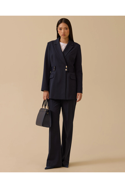 SCL Çizgili İspanyol Paça Pantolon