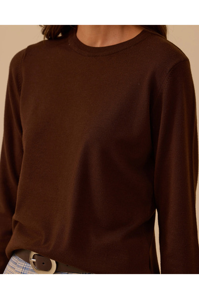 SEÇİL Zero Neck Basic Knitwear Blouse