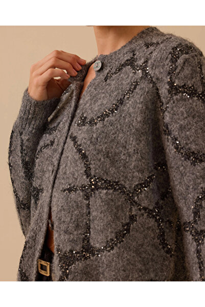 SEÇİL Patterned Knitwear Cardigan