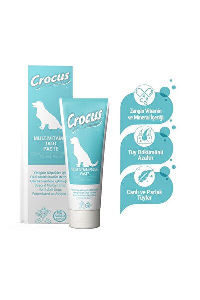 Crocus Multivitamin Köpek Malt Macunu 100 Gr