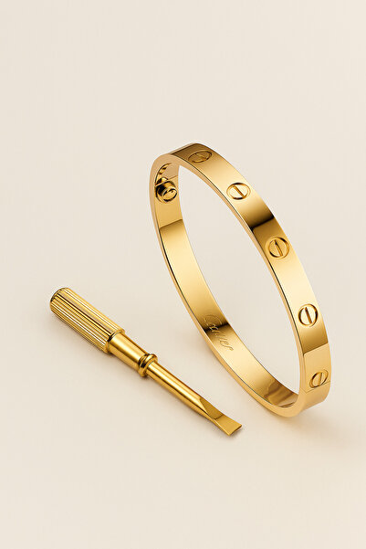 ElectraStore Brățară LOVE Aurie Golden Elegance - C4227