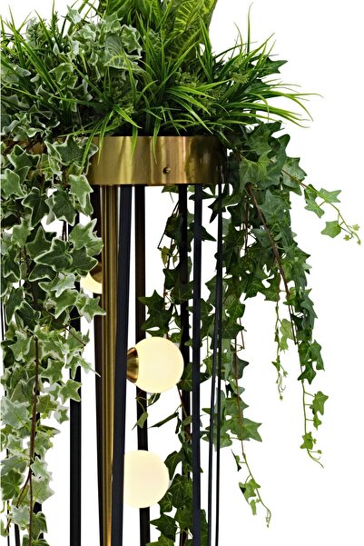 pulchino Eskitme/siyah Boyalı/kaplamalı Modern Lambader Plc-1209-l-bsy