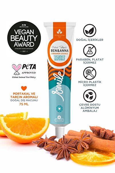 BEN ANNA BEN & ANNA TARÇIN VE PORTAKAL AROMALI DİŞ MACUNU