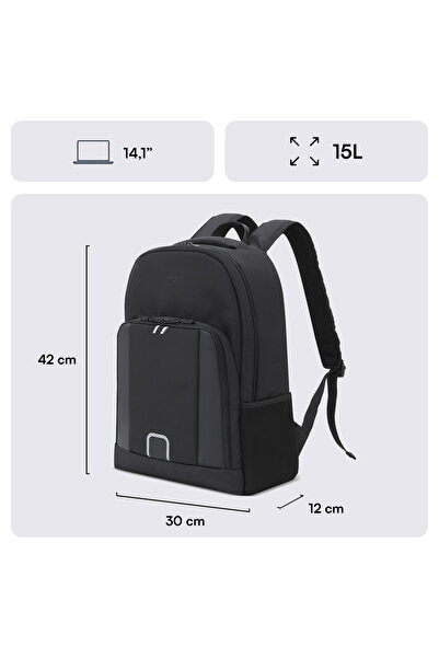 Mack Mce-1211 14.1\" Nova Eco Notebook Backpack Black