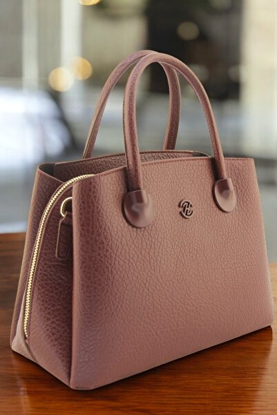 QUB CLUB Women's Burgundy Classic Lightweight Hand and Shoulder Bag