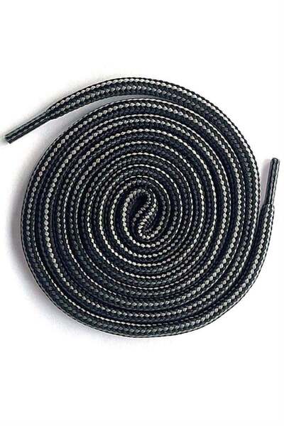 Shoes Center Gray Gray Round Boot Laces
