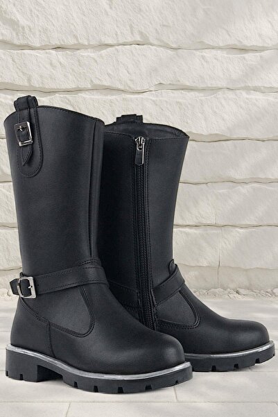 Rakerplus Чорні чоботи на блискавці для високих дівчат